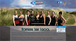 Desktop Screenshot of northside-surf-school.co.uk